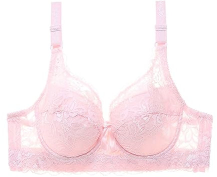 OVARA Lace Bras for Women Wireless Comfort Everyday Bra with Straps Breathable Lightweight Daily Bralettes Ladies Push Up Wire Free Bras