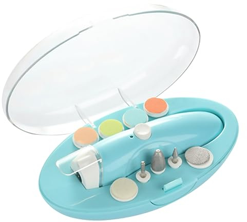 ibasenice 1set Per Lucidatura Unghie Tagliaunghie Ricaricabile Silenzioso Kit Per Manicure e Facile Usare Per