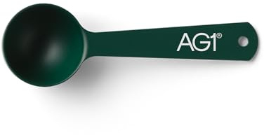 AG1 Metal Measuring Scoop – Green Stainless Steel Scoop for Supplement & Powder Measurement
