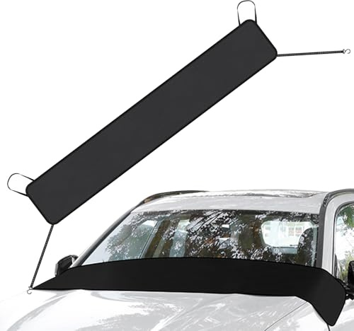 Windschutzscheiben Schutz - Blattschutz Decke, Regenabdeckung für die Frontscheibe von Pkw und LKW, Schutz Vor Sonne, Regen Und Staub Für Auto, Fahrzeuge