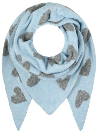 Majea Damenschal Winterschal Strickschal Damen Schal (880042) (hellblau 21)