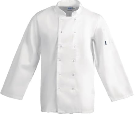 Veste Chef Vegas (Manches Longues) Taille: Small (91-97Cm) Haut De Chef Cuisinier Professionnel