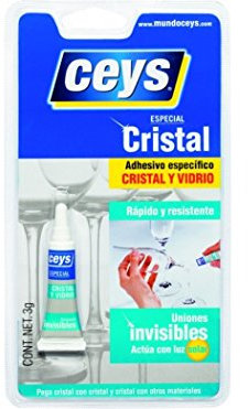 Ceys - Adhesivo cristales y vidrios - Pegamento para clistal con uniones invisibles - 30GR