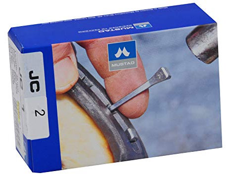 Chiodi JC 2 per ferri di cavallo, lunghezza 53 mm, 250 pezzi in confezione di cavallo