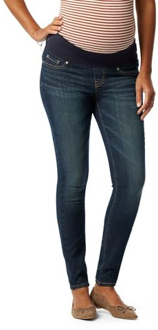 Levi Strauss Signature Gold Women's Maternity Baby Bump Skinny Jeans - Discontinued, Blue Laguna, X-Large