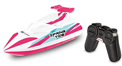 Revell Control Spring Tide I Ferngesteuertes RC Boot I für Junge und Erwachsene Kinder ab 6 Jahren I RC Boot mit LI-ION Akku für Stundenlange Action I 2,4 GHz I Ideal für Sommer- und Frühlingstage
