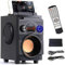 Feegar Showjet Tragbare Bluetooth-Lautsprecher,12 Stunden Laufzeit 4000mAh, kabellos, 30m, Outdoor-Lautsprecher mit Doppel-Subwoofer, reichhaltiges Stereo, unterstützt FM-Radio MP3-Player AUX EQ, 30W