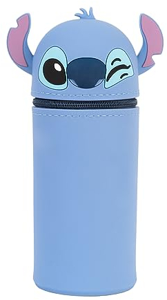 Grupo Erik Mäppchen Disney Stitch 1 Fach - Stift Etui Schule - Federmäppchen Mädchen Schlampermäppchen Jungen Federtasche Disney Geschenke Merch