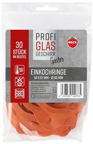 Väck 30 påsar gummiringar 54 x 67 mm Ø 60 mm (gummitätningsringar, konkokningsburk) 76133