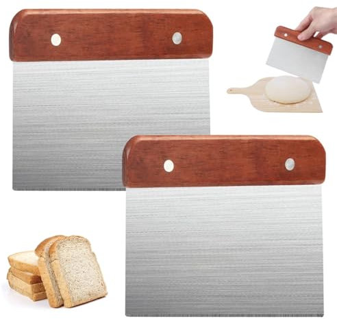BEPSYOM Dough Card Extra Wide Larger Than Conventional Dough Scraper, Ultimate Kitchen Aid