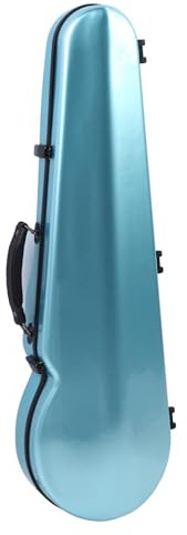 4/4 Violinbärande Låda, Kolfiberfiolfodral, Förtjockat Foder med Hygrometer, 2 Axelremmar, för 4/4 Fiol