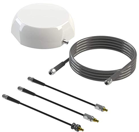 Thuraya passiv mobil antenn | rundstrålande | hög vinst | Satcom | Robust design | Enkel montering | marin | fordonsanvändning (5 m kabel)