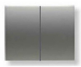 Niessen olas - Tecla doble interruptor conmutador serie olas acero perla