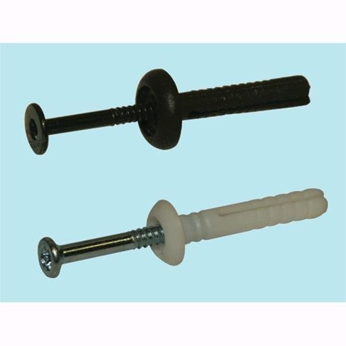 Tasselli a battuta - Bianchi Ã˜6x40 - vite zincata bianca Conf. 200 Pz