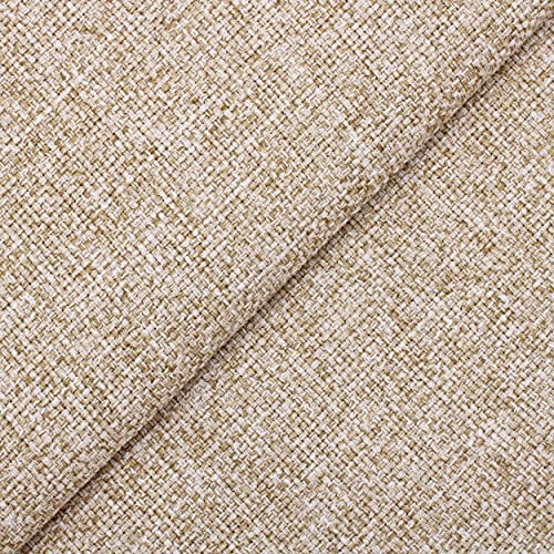 DESHOME Penelope - Tessuto al Metro Idrorepellente stoffa resistente per divani, cuscini, tappezzeria (Beige, 1 metro)