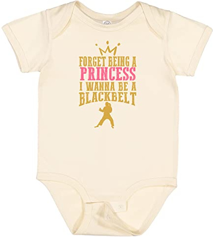 inktastic Karate Princess Girls Martial Arts Baby Bodysuit 6 Months Natural 3d0c0