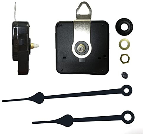 Leises Quarz-Uhrwerk, langer und kurzer Schaft, Uhrwerk mit Zeigern, batteriebetrieben, Wanduhr-Mechanismus-Teile, Motorersatz, DIY-Reparaturteile