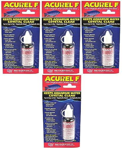 Acurel F Water Clarifier 1.06 fl.oz 25ml, Pack of 4