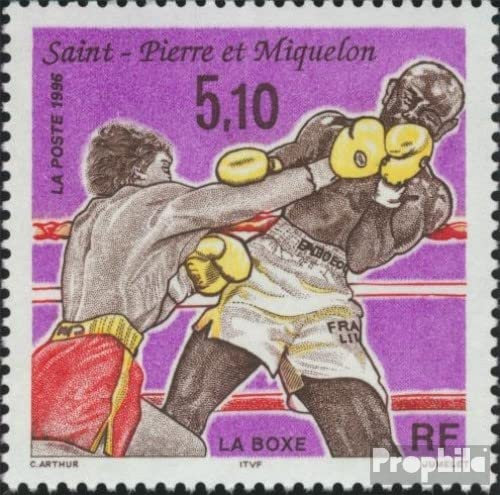 Prophila Collection St. Pierre und Miquelon 704 (kompl.Ausg.) postfrisch ** MNH 1996 Boxsport (Briefmarken für Sammler) Kampfsport (Boxen/Fechten/Ringen/Karate …)