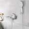 PHASAT Grifo de Cascada para Bañera Grifo de bañera Con ducha de mano Monomando Cascada Griferia Ducha Grifo, Cromo PTBC12E