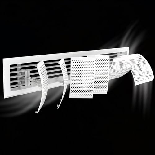 GMBAYUE Air Conditioner Deflector, Central Air Conditioner's Register and Grille, Wind Flow Deflector, Wind Direction Covers, Enhance Cooling and Heating Circulation, Anti-Direct Blowing Windshield
