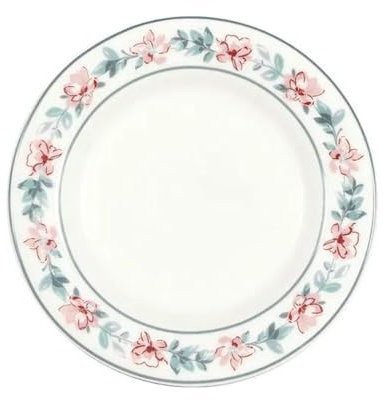 GreenGate Jalia - Piatto per Pane, 15 cm, Colore: Bianco