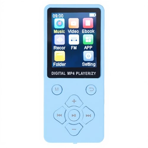 Lecteur MP3 / Lecteur MP4, Lecteur de Musique Portable avec Carte Mémoire SD de 32 Go, Écran Couleur de 1,8 Pouces, Lecteur MP3 avec Son HiFi, Prend en Charge Les Images, Les