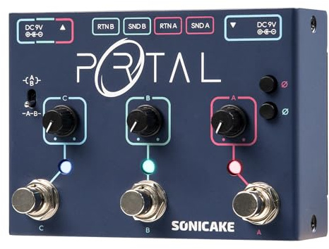 SONICAKE Portal aktiv signalblandare, analog linjeväljare, ABY- och FX-loop med tre kanaler