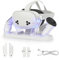 Charging Dock for Meta Quest 3S/Quest 3,VR Charger Station Stand with LED/RGB Light,Charging Station for Quest 3S/Quest3 Headset and Controller,USB-C Fast Charging (white)