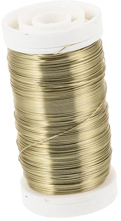 BELLIFFY 1 Rolle Flexibler Draht Für Blumenarrangements Pflanzenbinder Gartenbinder Blumendraht Gartendraht Befestigungsbinder Für Rankpflanzen Heimwerkerarbeiten