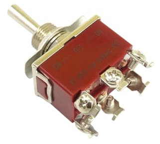 (2) XT-23B 25A Interruttore a levetta ON-OFF-ON bipolare con arresto centrale e ripristino manuale