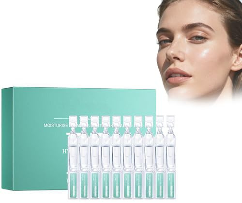 Eazerom 30 Micro Infusion System for Face,Suero Ultra Hidratante, 10PCS | ,de ácido Hialurónico para la Cara,Suero Antienvejecimiento,Suero Facial de piel Suave para Todo Tipo de Piel