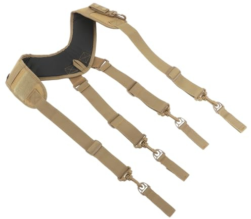 MAGICLULU Verstellbarer Werkzeuggürtel mit Hosenträgern für Robuste Konstruktion Kompatibel mit Werkzeugtaschen für Elektriker und Bauarbeiter Ergonomisches Design für Optimalen und