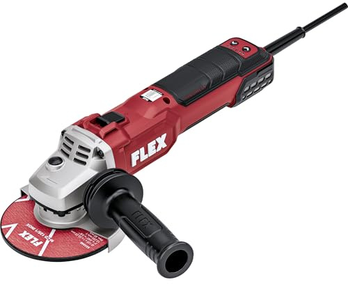 FLEX 2000 Watt Winkelschleifer 125 mm (2000 Watt, Winkelschleifer mit variabler Drehzahl und Bremse, 125 mm, 230 V, 50/60 Hz, 4 m Kabellänge, Handwerker, Handwerkzeug) 534016