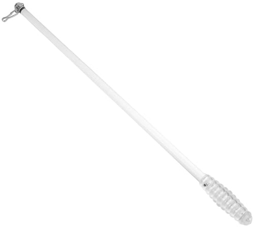 Cabilock Acrylic Curtain Pull Wand 20 Inch Rod for Drapes | Blind Wand Replacement, Smooth Precise Control, Reduces Hand Contact and Protects Fabric