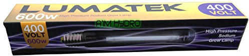 Lumatek 600W 400V Volt Pro High Pressure Sodium Grow Lamp Bulb Hydroponics