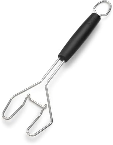 Weber Rosteinsatzheber für Gourmet BBQ System/sicheres Anheben von heißen Einsätzen, robuste Edelstahlkonstruktion – Silber (8844)