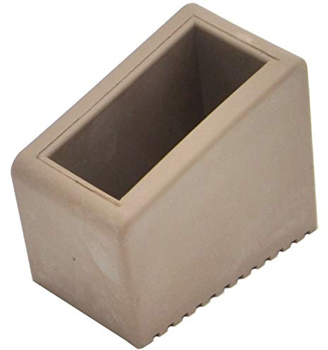 DEWEPRO® x-Tools Gummifuß - Öffnung ca. 56x22mm - Leiternschuh Gummikappe für Holzleiter, Malerleiter, Stehleiter und Staffelei