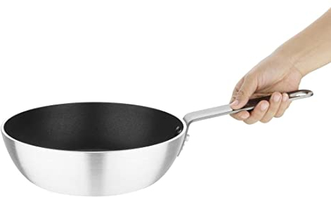 Vogue Saute Pan Non-Stick Teflon Platinum Plus Aluminium- 240x70mm 9 1/2x2 3/4
