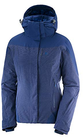 Salomon Ice Rocket JKT + W Skibekleidung, Mittelalterblau, Größe L