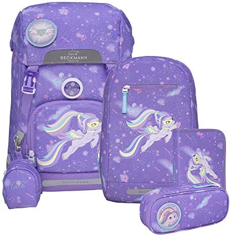 Beckmann of Norway Classic 22 Liter Schulranzen Set 4tlg. 1. Klasse, Beckmann Farbe:Super Pony