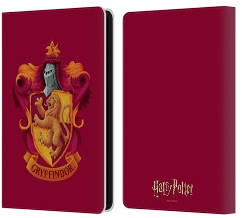 Head Case Designs Offizielle Harry Potter Gryffindor Kamm Chamber of Secrets I Leder-Wallet-Hülle Kompatibel mit Kindle Paperwhite 5 (2021)