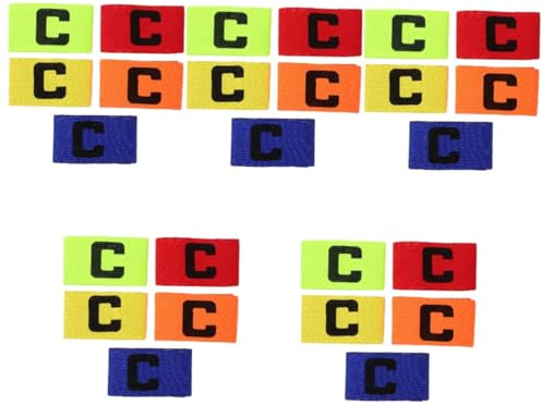 INOOMP 25stücke Teiliges Elastischer Kapitänsbinden Für Fußball Und Basketball Rutschfeste Armbänder Leuchtenden Farben Geeignet Für Erwachsene Und Und Einfach Anzulegen