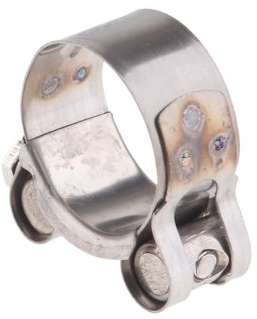 Morsetti per tubi di scarico Clip adatta alle dimensioni 32-35/36-39/40-43/44-47/48-51/52-55mm Morsetto di scarico in acciaio inossidabile, 40,43mm