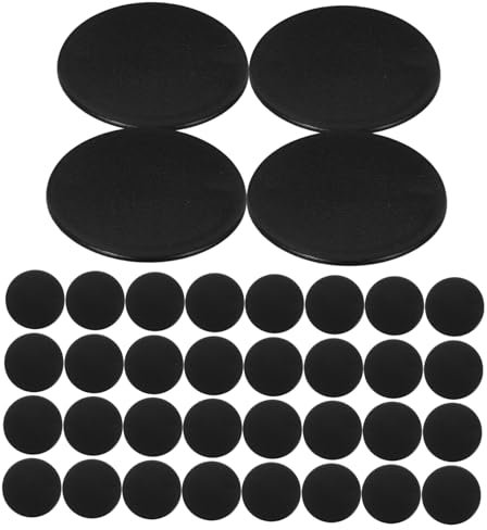 Angoily 50pcs Screw Hole Plugs for Furniture Round Decorative Covers Plastic Cable Covers Easy to Install Enhance Aesthetics Compatible Desks Cabinets