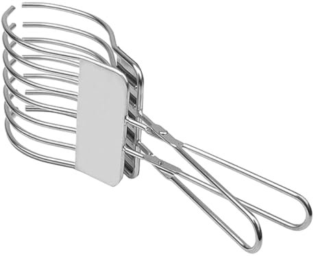 Affettatrice Manuale Per Carne - Pinza Per Arrosto In Acciaio Inossidabile, Porta Cipolla Per Affettare | Utensile Da Cucina Resistente, Taglierina Multifunzionale Per Arrosto Di Manzo Per Pane, Verdu