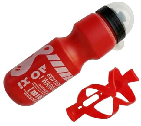 Borraccia per bicicletta con gabbia, leggera, per sport e attività all'aria aperta