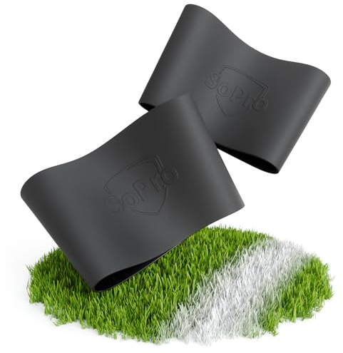 SoPro Fußball Schienbeinschonerhalter - rutschfeste Stutzenhalter Fussball Sorgen für stabilen Halt - Schienbeinschoner Halter Fussball für Herren, Damen & Kinder