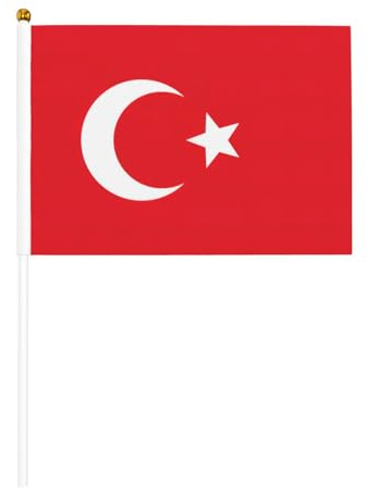 Bandiera della Turchia con stampa, leggera, ideale per eventi e decorazioni, adatta per un'ampia varietà di usi