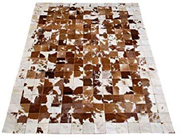 Vip-leather NEU KUHFELL Patchwork Teppich Cod 1825 (240 cm x 300 cm)